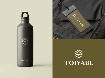 Toiyabe - Outdoor brand abstract adventure bottle branding clean hiking hip logo minimal modern mountain nature outdoor sport tag