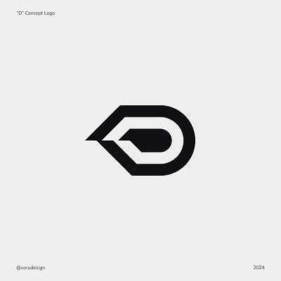 Letter "D" Concept Logo brand branding concept logo design graphic design logo logo design logo designer logotype simbol