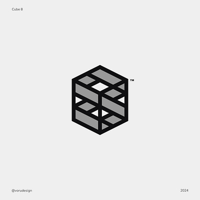 Cube 8 Logo brand branding cube geometric logo logo design logo designer logotype minimalist modern