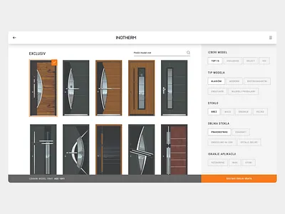 UX/UI redesign of the door configurator | Inotherm configurator design customize designerexperience designthinking door configurator figma interaction design productdesigner redesign ui uitrends ux uxdesignmastery uxmaniac uxresearch uxtrends uxui uxuidesign web design