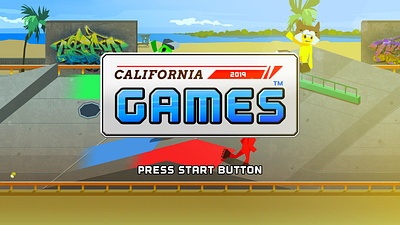 California games 2019: Concept UI design california games console design game ui video game videogame