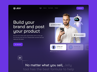 Jelly - selling tool 3d ai generative ai online shopping robot selling ui