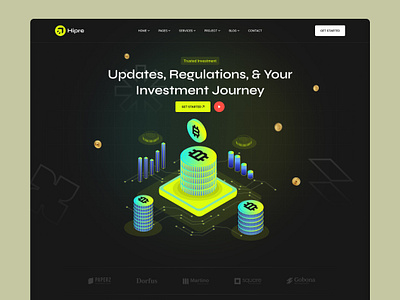 HYIP Investment Website business agency crypto cryptocurrency dashboad figma financial financial template financial website hyip hyip business hyip management investment landingpage new template pricing themefrorest wallet web template