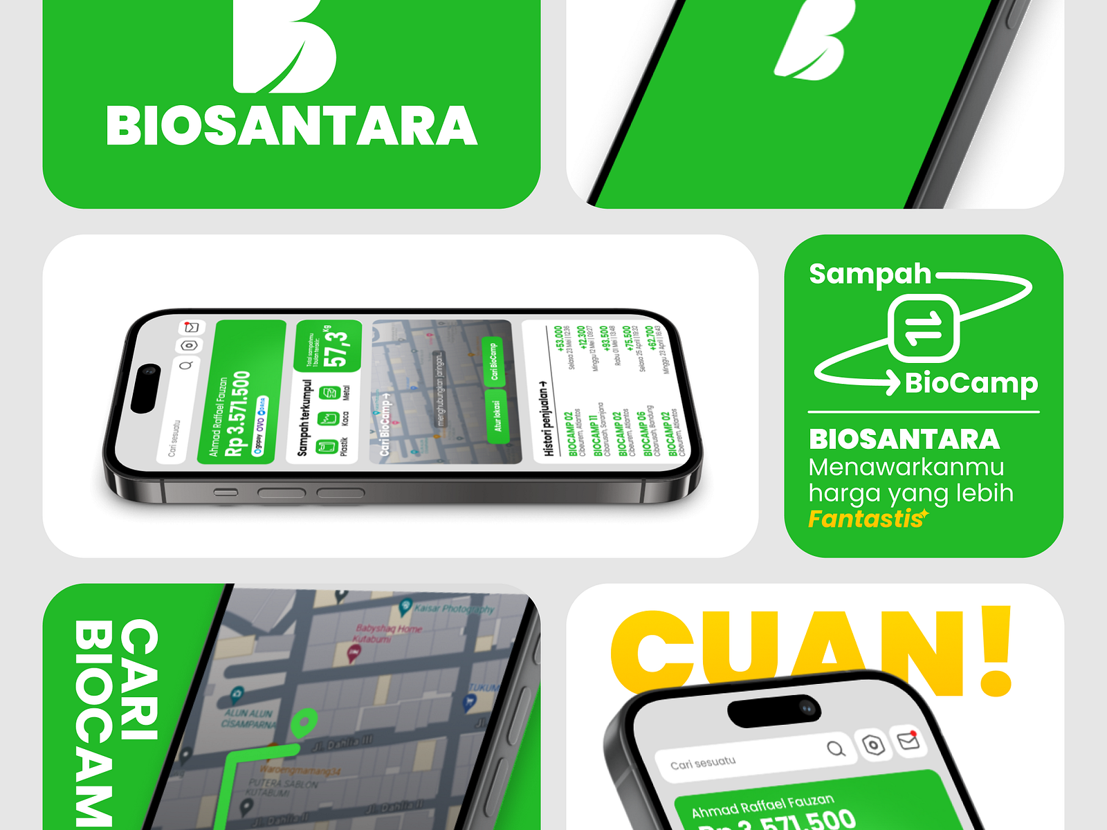 BIOSANTARA - Mobile App Ui by Ahmad Raffael Fauzan on Dribbble