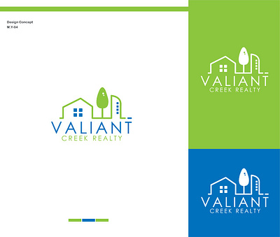 Case Study: Valiant Creek Realty Logo Design branding graphic design logo