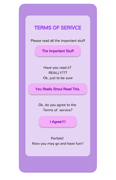 DailyUI Challenge #089 - Terms of service 089 dailychallenge dailychallenge089 dailyui dailyuichallenge day089 design terms of serivce ui uichallenge