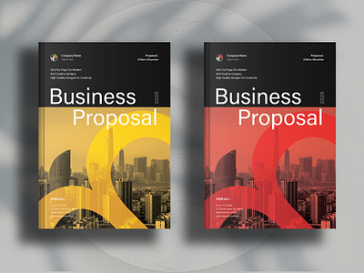 Business Proposal Template a4 agency annual report architecture brand proposal branding brochure business business proposal company profile corporate design graphic design interior magazine modern print template