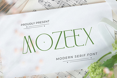 Mozeex - Modern Serif Font style