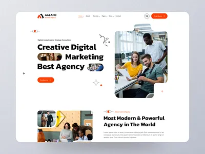 Creative Corporate Business Agency Web Design agency business business agency business web design corporate corporate business design landing page ui ui landing page uiux ux ux landing page web web design web landing website website design
