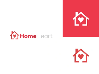 Home Heart Logo business care communication concepts heart heart shape home home office house illness message officie prevention protection romance rooftop safety service sticker virus