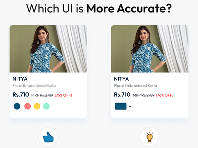 Which UI is More Accurate? app branding card ui dahsboard daily ui design graphic design home screen illustration job in noida landing page logo mobile app typography ui ux vector website which ui is more better