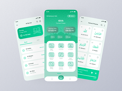 Islamic App UI design hajj islamic muslim salat ui design zakat