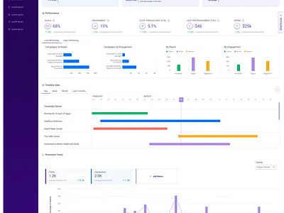 Campaign Management campaign management dashboard ui ux