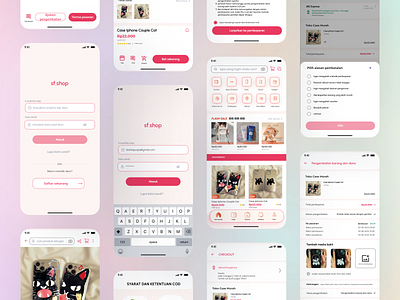 Sf Shop Case Study - Improving User Experience e commerce mobile apps ui ui ux design ux