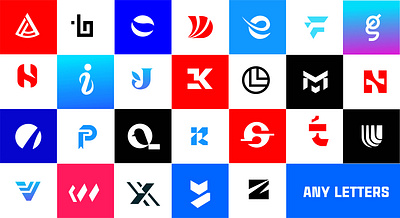 I will any letter usable for best modern, business logo branding logo