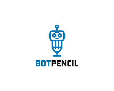 Bot Pencil Logo school