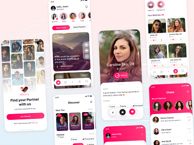 "Match It" - Dating App Design 🌟 couple