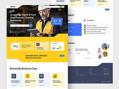 Easy Guides - Website Design elearning home homepage landing page resources training resources ui uiux ux web web design website