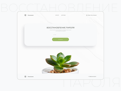 Password Recovery design ui ux
