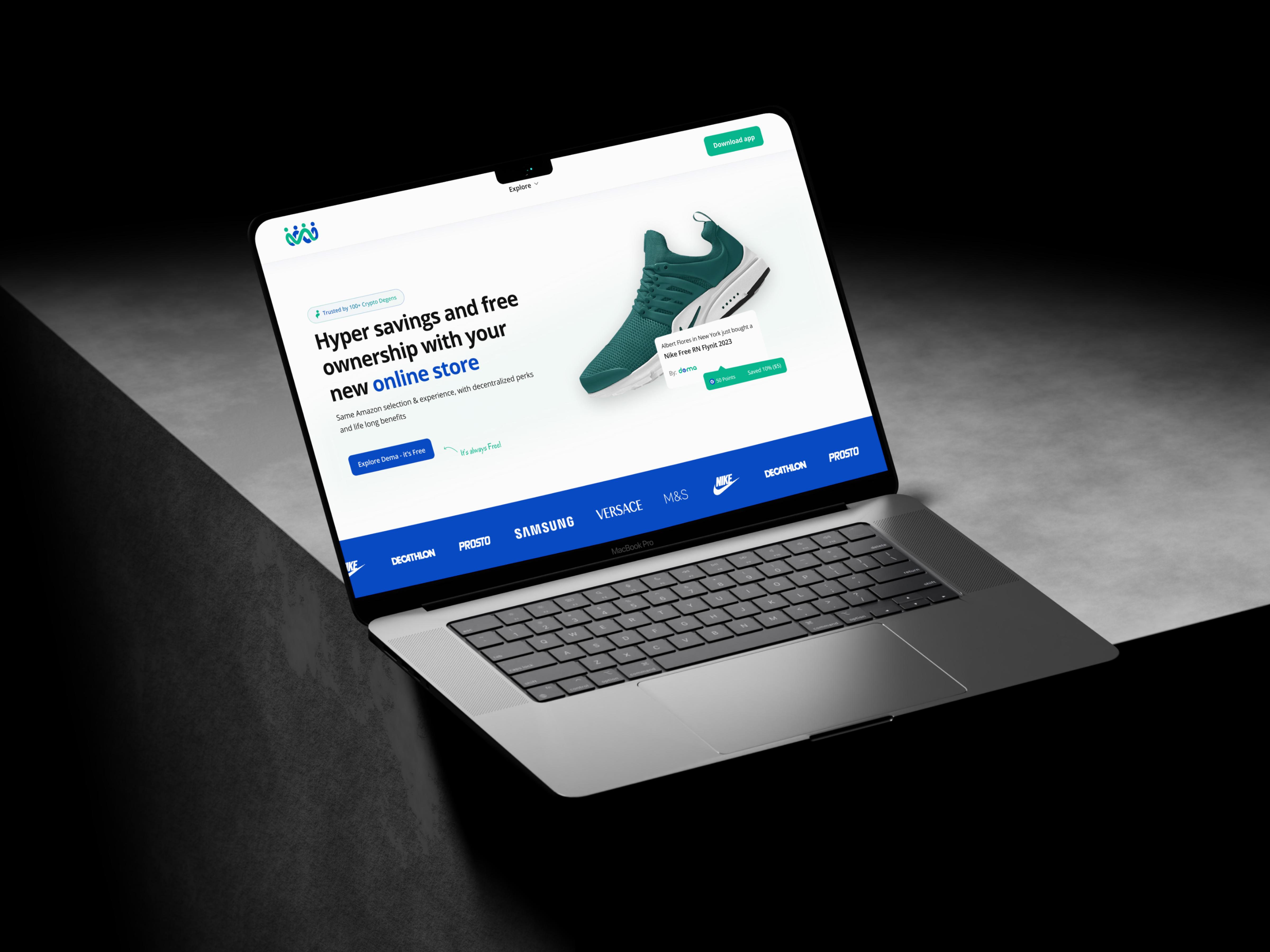 Example of Website & Landing Page UI/UX Design