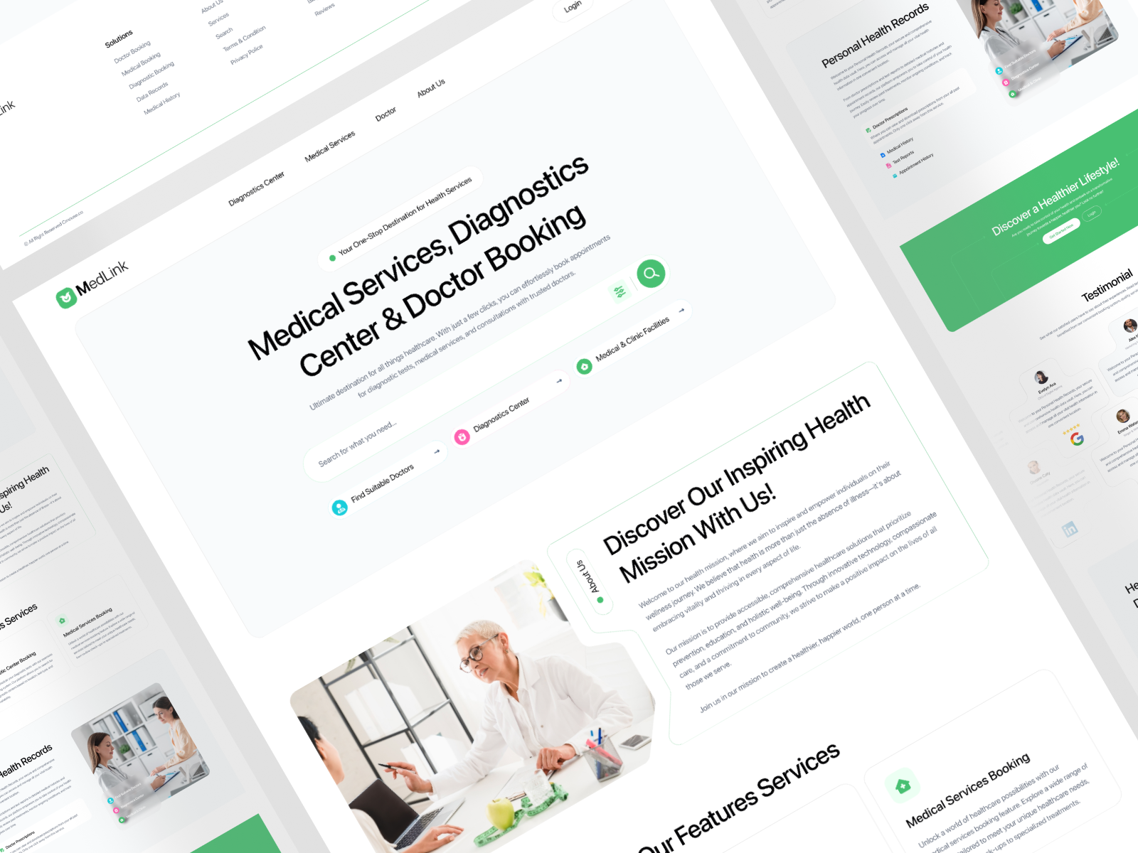 Example of Professional Landing Page Design 