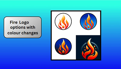 Blazing Creativity: Innovative Fire Logo Design for Brand Heat brandidentity branding canva fire firelogo graphicdesign illustrator infinitepainter logo logodesign presentation