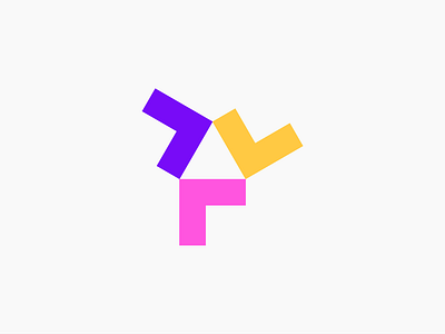 Logo concept - "F" + arrows arrows f letter multicolor