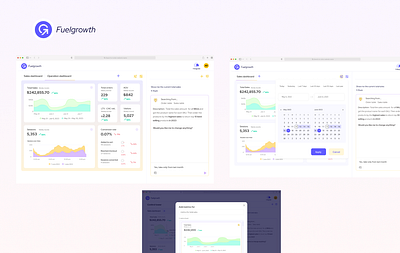 Fuel Growth -AI-Powered Growth Dashboard case study ui ux