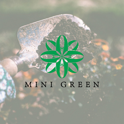 Mini Green branding graphic design logo