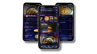 Food Delivery App UI/UX Design app design branding figma figma designs graphic design ui uiux design ux ux design