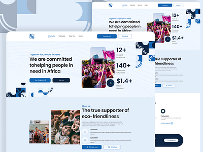 UiX Studioo - Charity Website Redesign agency charity crowdfunding design donation fundraising fundrising graphic design home page landing page ngo non profit ui uiux web ui website website design