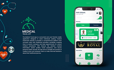 Medical Tourisms App mobile app design mobile ui ui