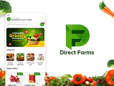 Online Grocery App Mobile App UI Design mobile app design mobile ui ui
