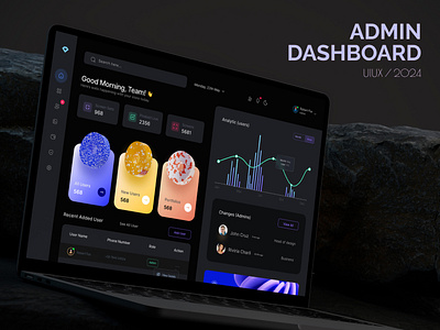 Admin Dashboard | UIUX admin admin dashboard dashboarddesign data visualization metrics performance monitoring reports ui uiux usermanagement