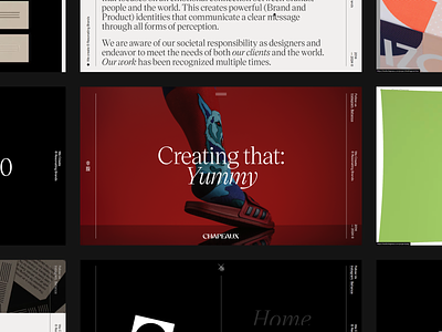Studio Chapeaux animation branding design graphic design interaction logo studio typography ui website
