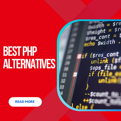 Best PHP Alternatives: blockchain custom software development illustration mobile app development shopify development uiux design