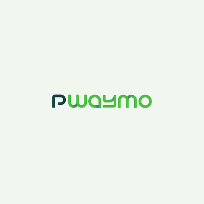 P waymo branding electric graphic design logo logo design pwaymo