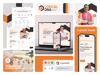 LogicalDNA Website Design & Development branding design graphic design illustration ui vector