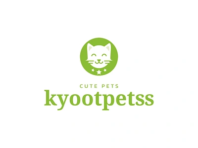 Adorable Cat Logo Design and Motion for Cute Pets animal logo branding cat logo creative logo cute cat cute logo cute pets dainogo design green logo kitten logo kitty logo logo logo design motion logo negative space logo pet logo symbol