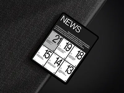 Architecture Studio website design / News page architecture branding corporate design graphic design helvetica identity layot logo minimalism newspage typography ui uidesign ux web web design website