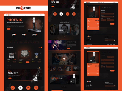 Phoenix-an e-commerce Brand awesome designs ui design ux ux design website design