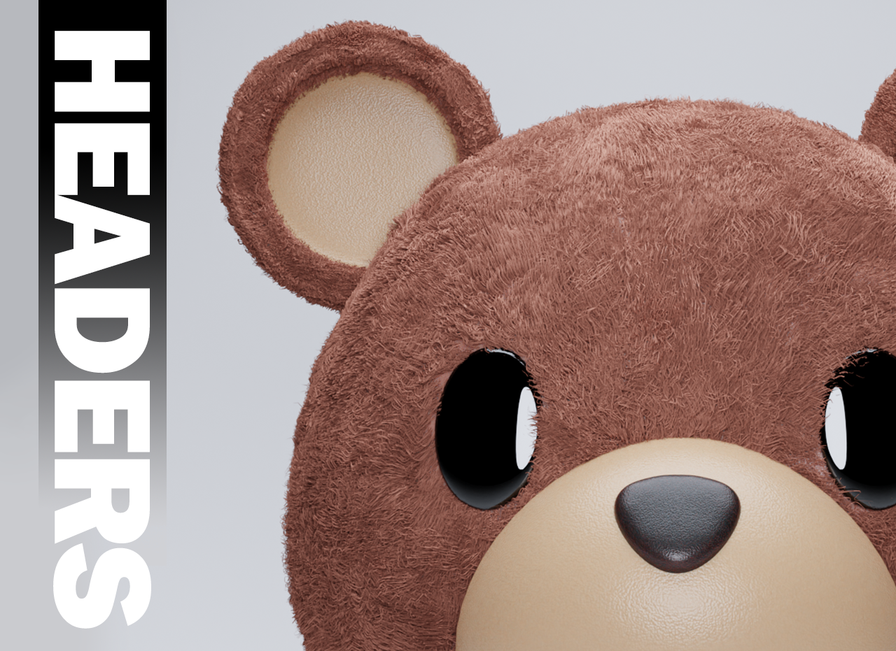 Bear 🐻 3d 3d modeling animal branding character character design design lighting logo