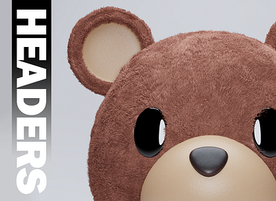 Bear 🐻 3d 3d modeling animal branding character character design design lighting logo