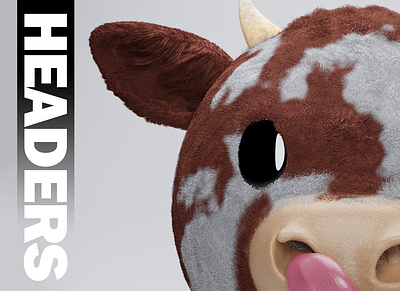 Bull🐮 3d animal branding character character design cute design illustration logo