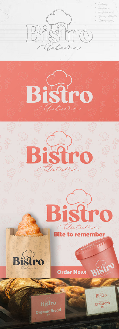 Bistro Autumn Branding brand design branding design logo packaging