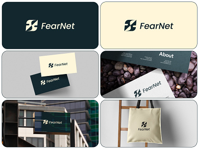 FearNet Logo abstract app logo best logo designer brand identity branding business logo company logo creative logo design f logo fn logo graphic design logo logo design logo designer logo presentation modern logo n logo popular dribbble shots vector