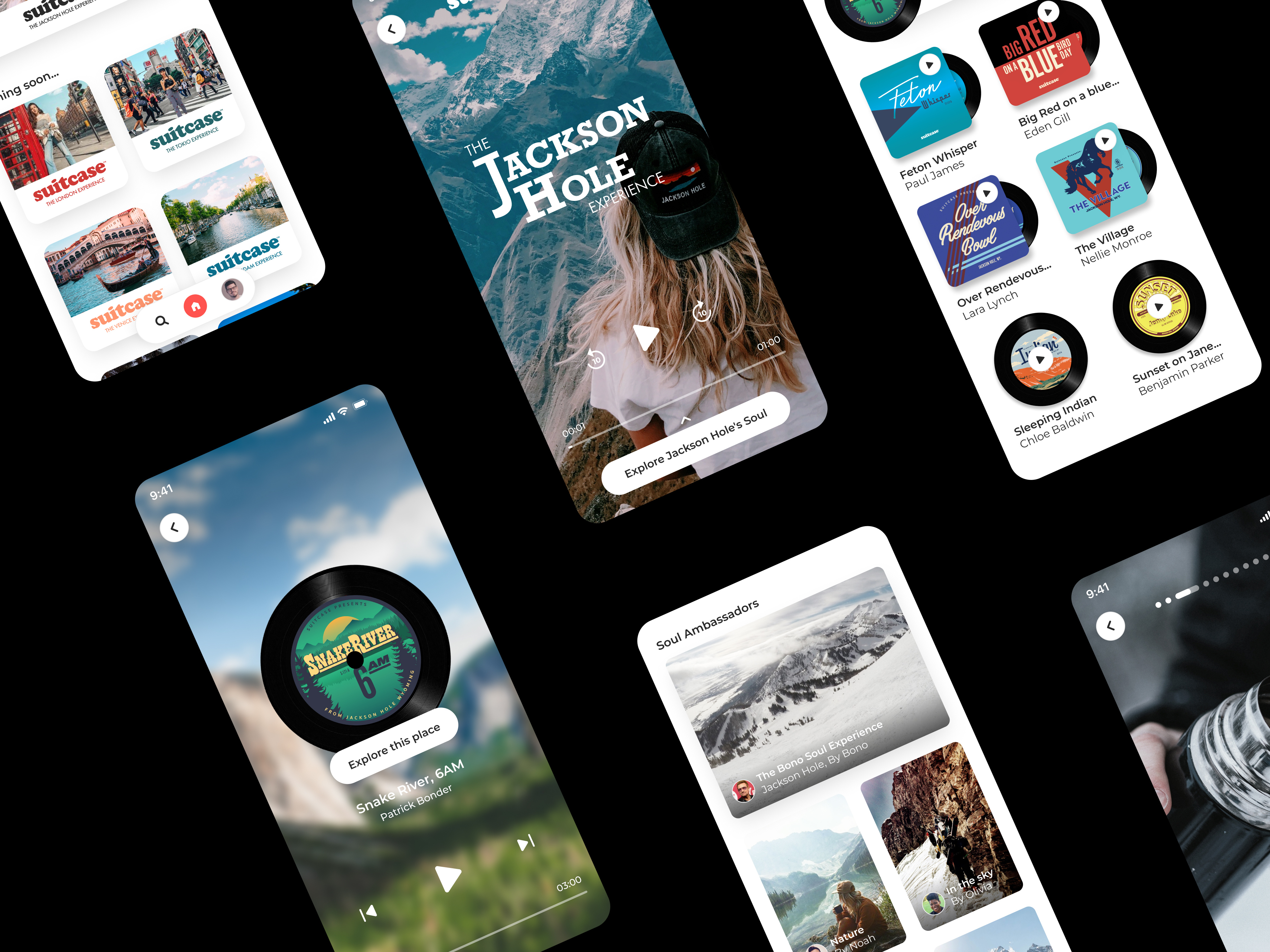 Suitcase - Location experience APP app product design ui