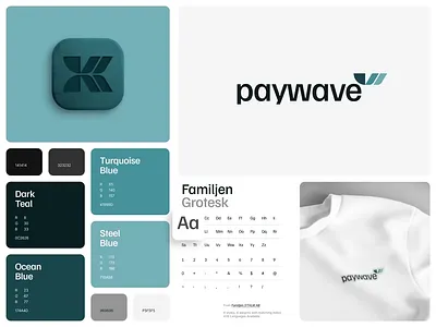 Paywave - Visual Identity animation app bank bank app brand guideline branding card debit card finance finance app freebies graphic design logo management mobile app mockup money motion graphics templates ui