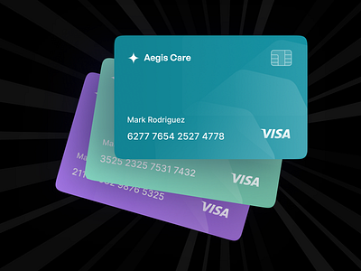Health Care Digital Cards digital card healthcare landing page responsive design ui ux website design