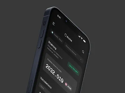 Staking / Home app apy bitcoin clean crypto dashboard design ethereum ios app staking ui ux wallet